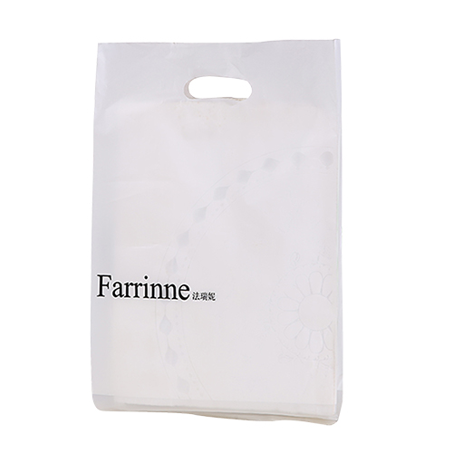 白色購物平口PE袋訂制