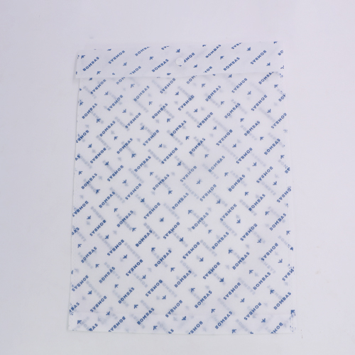 白色無紡布服裝收納紐扣袋訂制