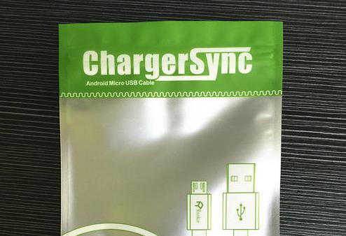 綠色數據線充電線包裝袋